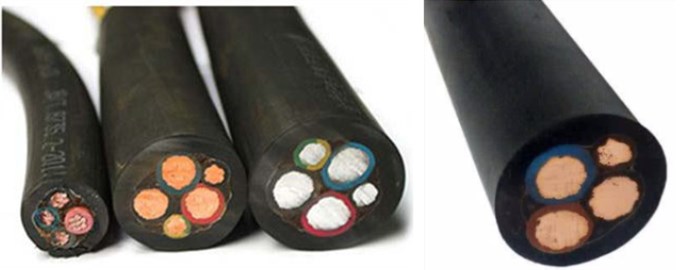 China low price tough rubber cable